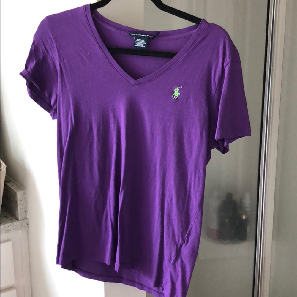 Purple Polo Top!